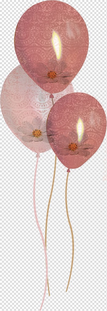 Speech balloon Happy Birthday to You Toy balloon, Brown pattern Balloon transparent background PNG clipart