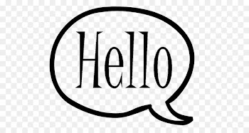 Speech balloon Hello Clip art - hello 
