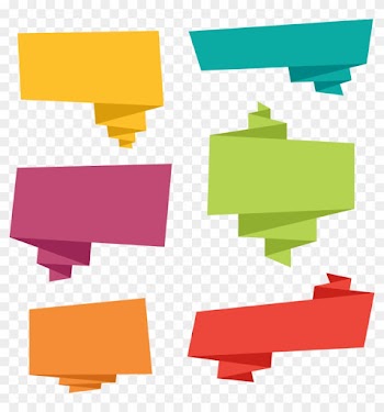 Speech Balloon Origami Microsoft Powerpoint - Banners Vector Png Colour