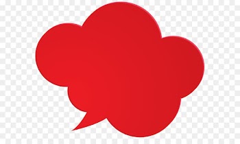 Speech balloon Pixel Icon - Bubble Speech Red Clip Art PNG Image 