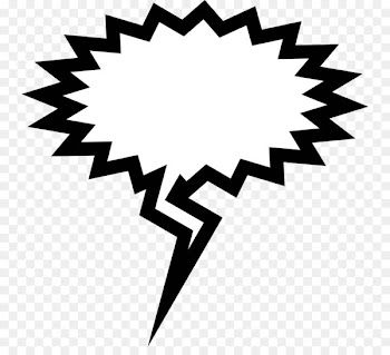 Speech balloon Screaming Clip art - Free Speech Bubble 