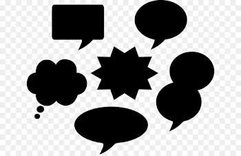 Speech balloon Silhouette Cartoon Clip art - Silhouette 