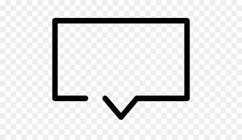 Speech balloon Text Callout Bubble - bubbless shape 