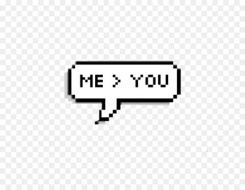 Speech balloon Text Pixel art - transparent 