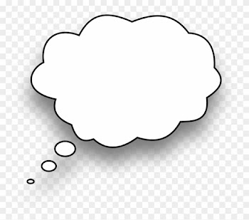 Speech Balloon Thought Bubble Clip Art - Thinking Bubble