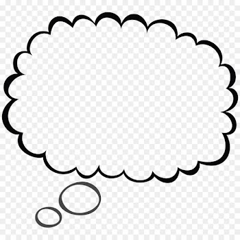 Speech balloon Thought Clip art - Thought Bubble Transparent 