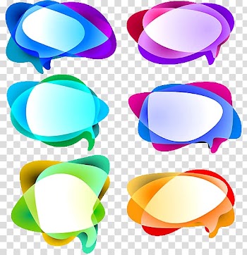 Speech balloon Vecteur, PPT material transparent background PNG clipart