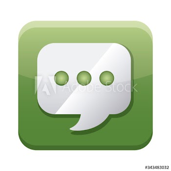 speech bubble app button menu icon