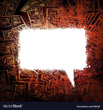 Speech bubble background vector image