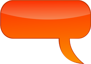 speech bubble dark orange - /blanks/callouts/color_speech_bubbles ...
