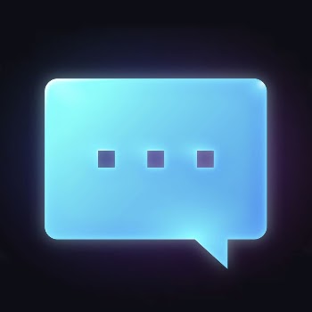 Speech bubble icon, neon glow | Free Icons - rawpixel