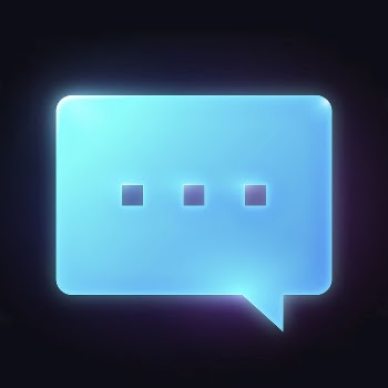 Speech bubble icon, neon glow | Free Icons - rawpixel