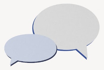 Speech bubble mockup, blue color | Free PSD Mockup - rawpixel