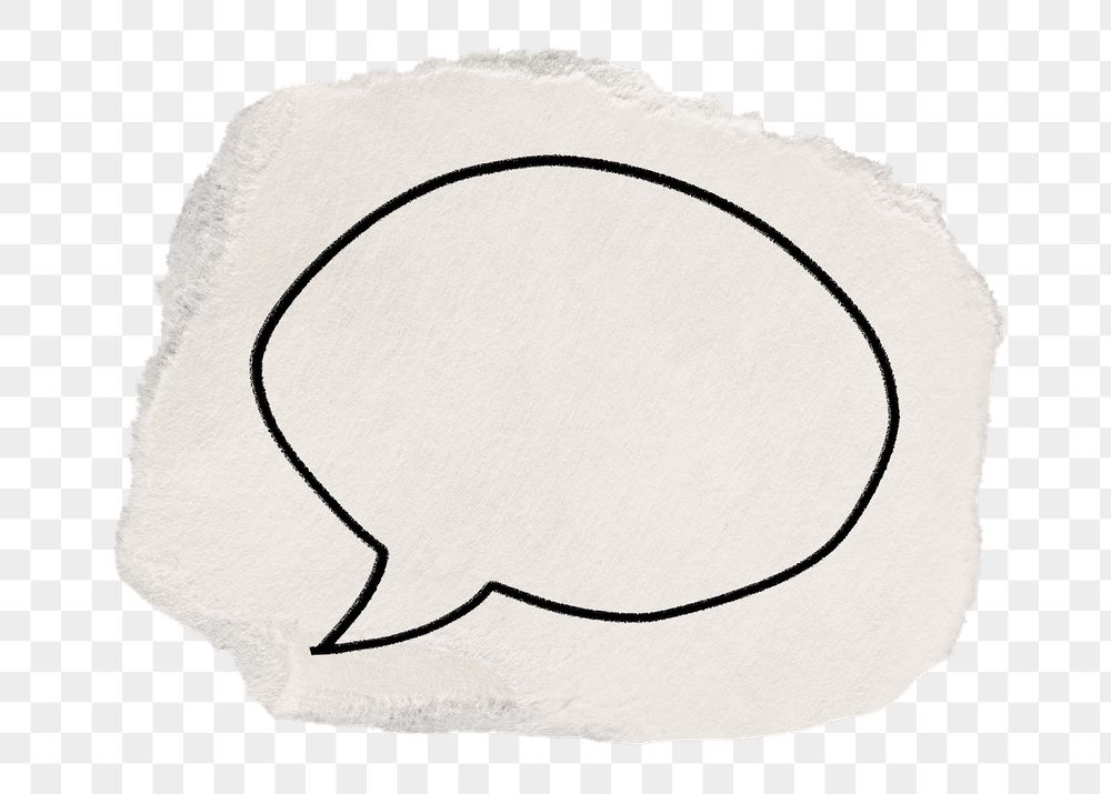 Speech bubble png doodle sticker, | Free PNG - rawpixel