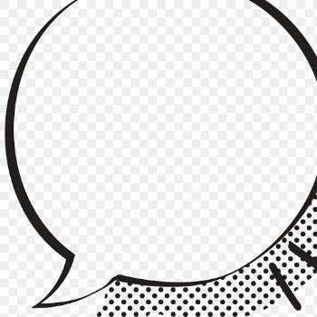 Speech bubble png frame sticker, cartoon… | Free stock illustration | High Resolution graphic
