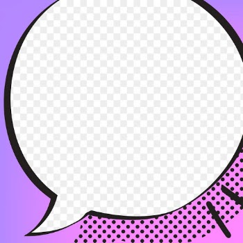Speech bubble png frame sticker, cartoon pop… | Free stock illustration | High Resolution graphic