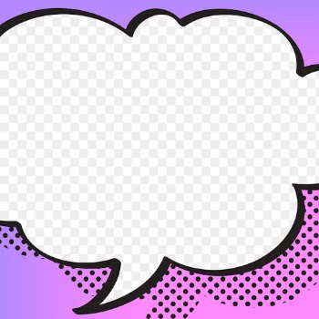 Speech bubble png frame sticker, cartoon pop… | Free stock illustration | High Resolution graphic