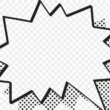 Speech bubble png frame sticker, cartoon pop… | Free stock illustration | High Resolution graphic