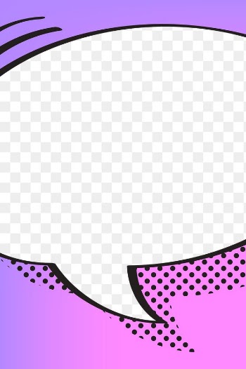 Speech bubble png frame sticker, cartoon pop… | Free stock illustration | High Resolution graphic