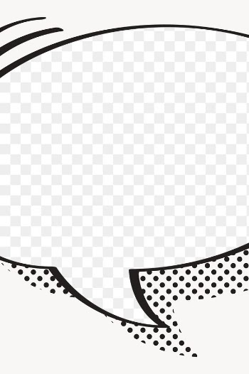 Speech bubble png frame sticker, cartoon pop… | Free stock illustration | High Resolution graphic