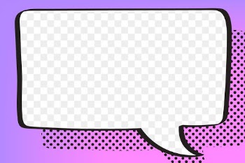 Speech bubble png frame sticker, cartoon pop… | Free stock illustration | High Resolution graphic