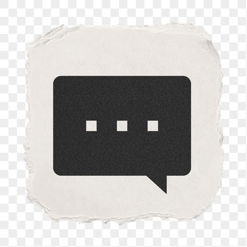 Speech bubble png icon sticker, | Free PNG - rawpixel