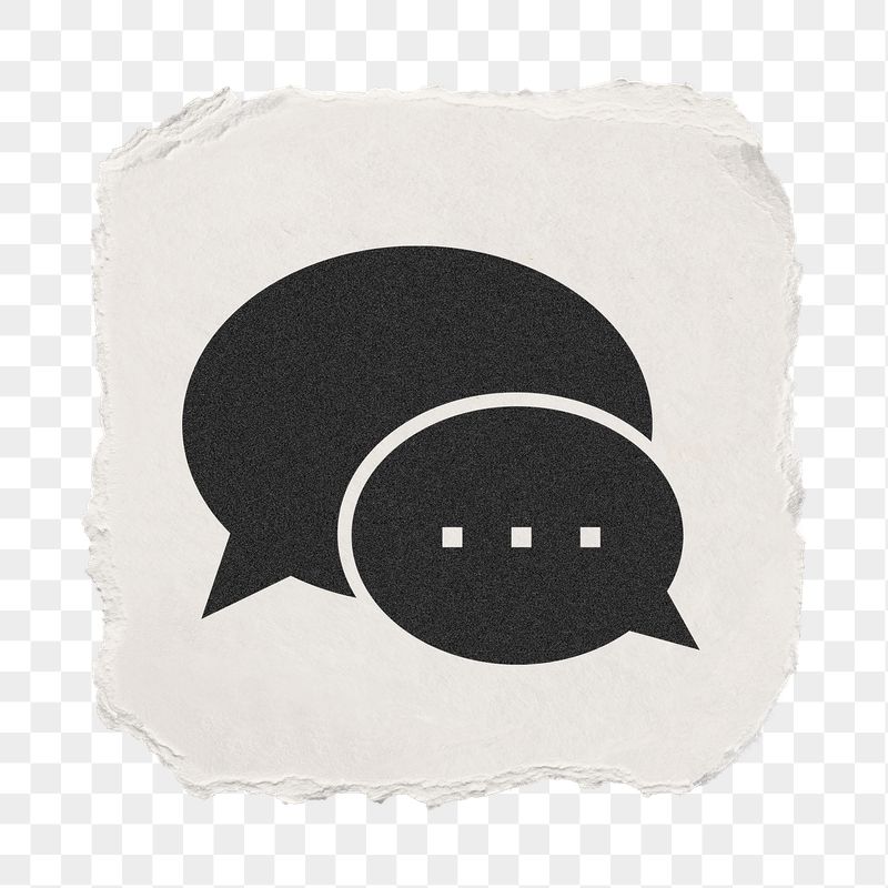 Speech bubble png icon sticker, | Free PNG - rawpixel