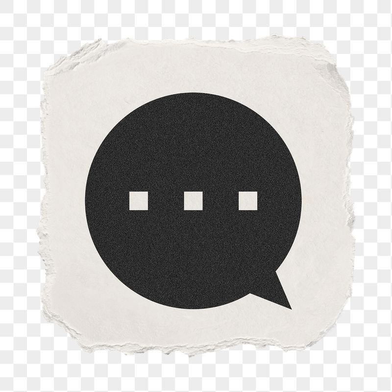 Speech bubble png icon sticker, | Free PNG - rawpixel