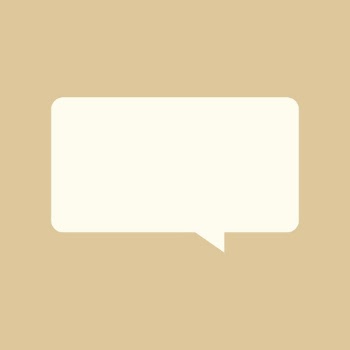 Speech bubble  sticker, beige | Free Vector - rawpixel