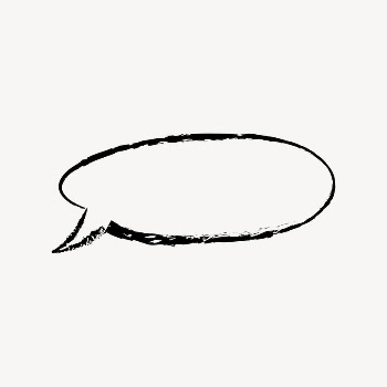 Speech bubble sticker, frame doodle | Free Vector Illustration - rawpixel