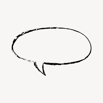 Speech bubble sticker, frame doodle | Free Vector Illustration - rawpixel
