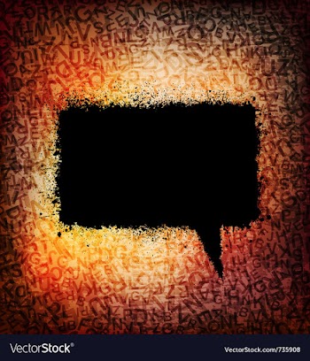 Speech bubble vector image