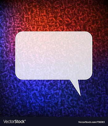 Speech bubble vector image