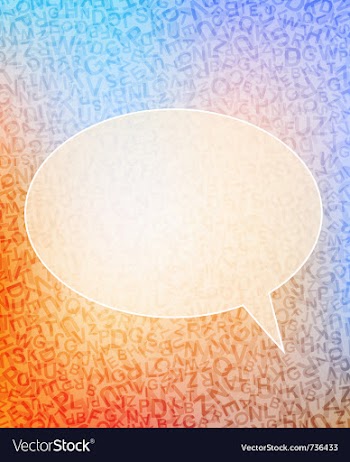 Speech bubble vector image