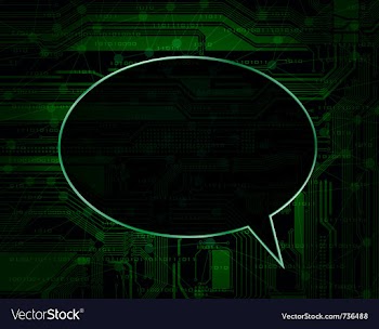 Speech bubble vector image