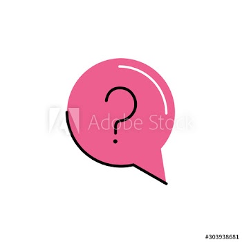 speech bubble with ask symbol
