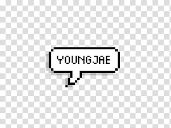 SPEECH BUBBLE, Young Jae speech balloon transparent background PNG clipart