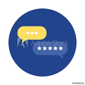 speech bubbles block and flat style icon