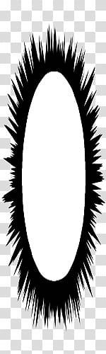 Speech bubbles  , oval black frame transparent background PNG clipart