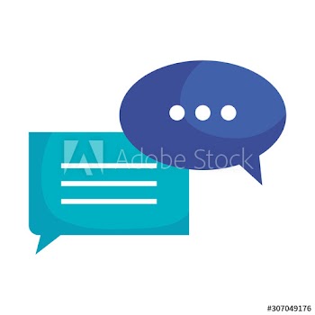 speech bubbles symbol design