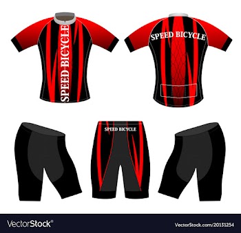 Speed bicycle sports t-shirt vector image