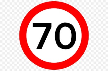 Speed limit Traffic sign Kilometer per hour Velocity - speed symbol 