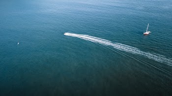 Speedboat in Sea