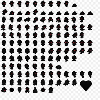 Spelunky, Super Meat Boy, Sprite, Line, Blackandwhite PNG