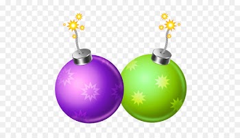 sphere christmas ornament christmas decoration - Firecracker 2 