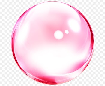Sphere Circle Magenta Balloon - curves 