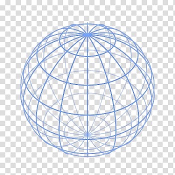 Sphere Globe Map Wire-frame model, spherical transparent background PNG clipart