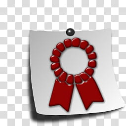 Sphere   , red ribbon on white paper illustration transparent background PNG clipart