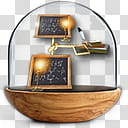 Sphere   the new variation, brown and black frame glass dome art transparent background PNG clipart