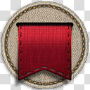 Sphere   the new variation, red ribbon patch transparent background PNG clipart